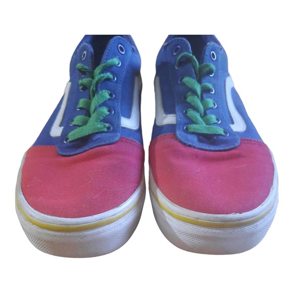 Vans Ward Youth Primary Colors Skate Shoes Size 4.5 - Picture 4 of 13